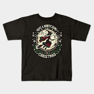 Bewitched Christmas - vintage Kids T-Shirt